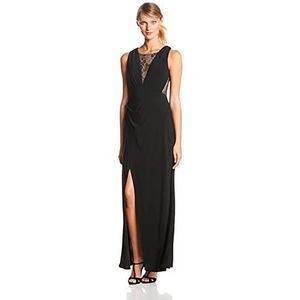 Hailey by Adrianna Papell Women's Illusion Lace-Panel Gown | 14